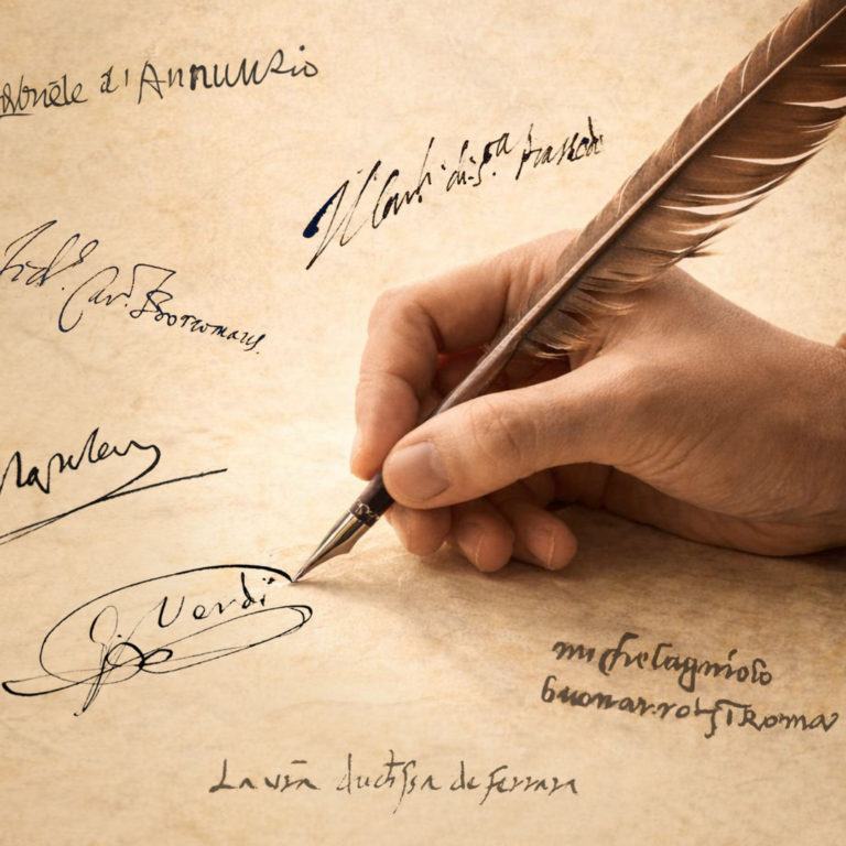 Il fascino degli autografi